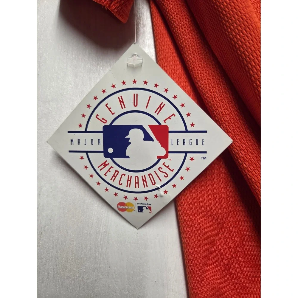 Majestic Houston Astros Jose Altuve 27 Youth Jersey Orange Cool Base L 14/16 NWT